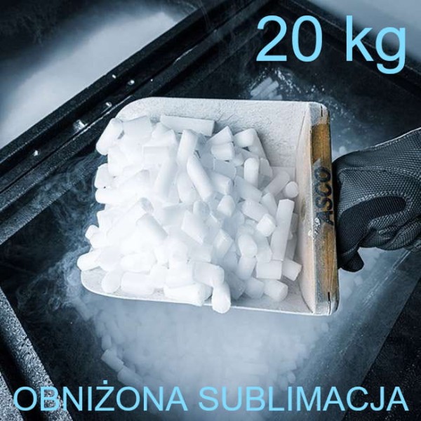 suchy lód granulat fi 16 mm