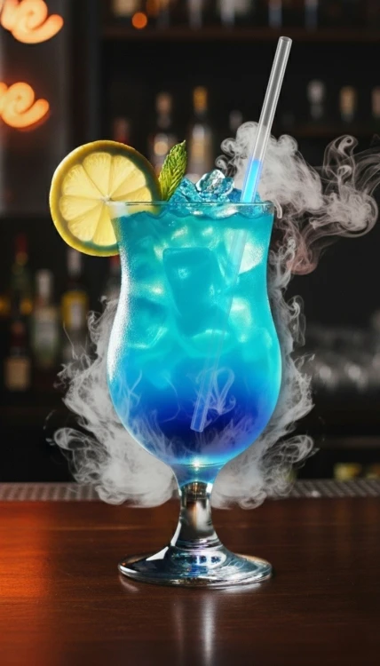 drinki z suchym lodem
